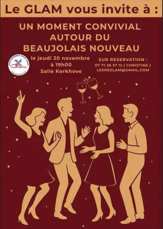 Soirée GLAM Beaujolais Nouveau